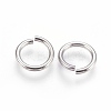 Tarnish Resistant 304 Stainless Steel Saw Cut Open Jump Rings X-STAS-P212-25P-10-3