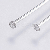Tarnish Resistant 304 Stainless Steel Flat Head Pins STAS-F146-01P-40mm-2