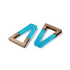 Resin & Wood Pendants WOOD-F015-10A-2