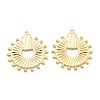 Brass Pendants KK-B134-22G-1