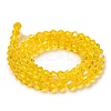 Transparent Electroplate Glass Beads Strands GLAA-F029-4mm-D22-2