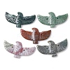 Natural Indian Agate Carved Big Pendants G-A288-01H-1
