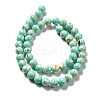 Synthetic Turquoise and Sea Shell Assembled Beads Strands G-D482-01D-08-3
