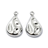 Non-Tarnish 304 Stainless Steel Pendants STAS-L022-345P-1