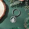 Ring with Christmas Trees 201 Stainless Steel Pendant Decorations KEYC-JKC01355-2
