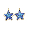 Translucent Resin Pendants KK-M291-24D-1