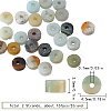 SUNNYCLUE 2 Strands Natural Flower Amazonite Beads Strands G-SC0002-72A-2