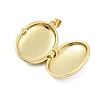 Brass Locket Pendants KK-H206-01G-01-2