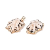 Natural Sea Shell Pendants SSHEL-N038-21-1