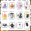 24Pcs 12 Styles Halloween Opaque Resin Pendants RESI-YW0004-84-3