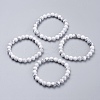 Natural Howlite Beaded Stretch Bracelets BJEW-I253-8mm-08-2