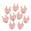 Alloy Enamel Charms X-ENAM-T012-02Y-RS-1