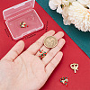 Brass Micro Pave Colorful Grade AAA Cubic Zirconia Pendants KK-BBC0015-36B-3