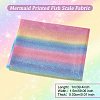Illusion Laser Fabric DIY-WH0304-481-2