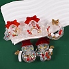 Christmas Theme Wreath/Sock/Tree/Snowman/Gingerbread Man/House DIY Silicone Quicksand Molds SIMO-PW0017-12A-3