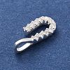 925 Sterling Silver with Cubic Zirconia Charms STER-Q004-01U-S-2