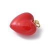 Brass Enamel Pendants KK-D336-08G-02-2