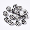 Pave Disco Ball Beads RB-T017-02-24-1