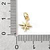 Brass Micro Pave Cubic Zirconia Pendants KK-Z135-05G-05-3
