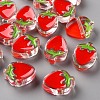 Transparent Enamel Acrylic Beads TACR-S155-003F-1