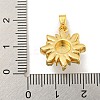 Rack Plating Brass Cubic Zirconia Pendants KK-H476-11G-05-3