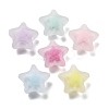 Frosted Transparent Acrylic Beads OACR-A032-13C-1