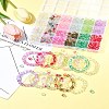 552Pcs 11 Colors Frosted Baking Paint Glass Beads DGLA-FS0001-14-9