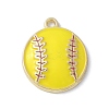 Alloy Enamel Pendants PALLOY-R153-02G-02-1