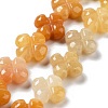 Natural Topaz Jade Beads Strands G-P520-A08-01-1