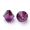 Transparent Acrylic Beads TACR-S146-6mm-24-1