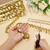 Metallic Braided Lace Trim DIY-WH0308-592-3