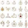 40Pcs 20 Styles Alloy Enamel Pendants ENAM-FS0003-32-2