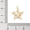 Brass Pave Clear Cubic Zirconia Pendants LS-KK-Z061-09G-01-3