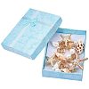 Trendy Shell Charm Bracelets BJEW-PH0002-01-WH-4