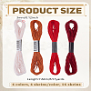 16 Skeins 4 Colors Cotton Sewing Thread OCOR-LP0006-09-2