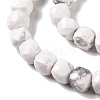 Natural Howlite Beads Strands G-G001-B03-06-4