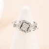 Brass Micro Pave Cubic Zirconia Cuff Rings for Women RJEW-Z113-51P-4