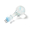 Transparent Resin Pendants RESI-A019-01B-2