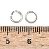 Tarnish Resistant 304 Stainless Steel Open Jump Rings STAS-N015-03-6x.0.8mm-3