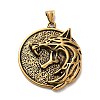 304 Stainless Steel Big Pendants LS-STAS-D091-05AG-1