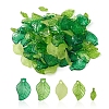 100Pcs 5 Style Transparent Acrylic Pendants MACR-YW0002-63-1