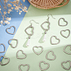 30Pcs 304 Stainless Steel Linking Rings STAS-BC0003-61-5