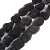 Natural Tektite Beads Strands G-Q164-F03-01-1
