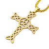 201 Stainless Steel Pendant Necklaces NJEW-H030-05G-1