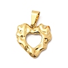 304 Stainless Steel Pendants STAS-C163-04D-G-1