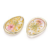 Alloy Epoxy Resin Pendants PALLOY-TAC0044-79-3