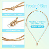 30Pcs Eco-Friendly Korean Waxed Polyester Braided Adjustable Necklace Makings NJEW-TAC0023-03-4