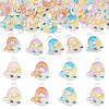 32Pcs 4 Colors Alloy Enamel Pendants FIND-TA0008-76A-1