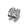 Tarnish Resistant 304 Stainless Steel Magnetic Clasps X-STAS-H055-2-2