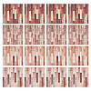 16Pcs 4 Colors Self Adhesive PVC Wall Stickers DIY-GO0002-15-1